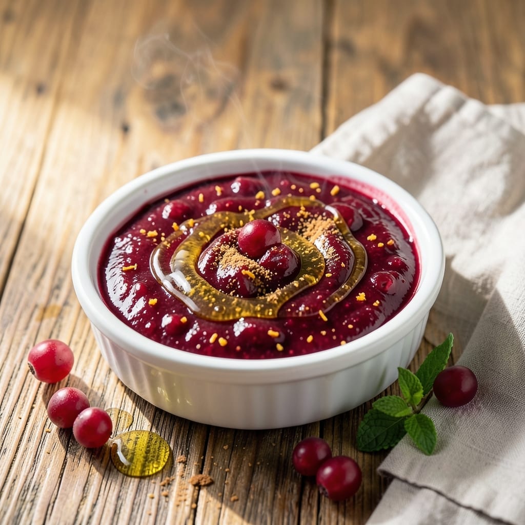 Cranberry Sauce Recipe With Honey: Tart Sweetness With Natural Gloss