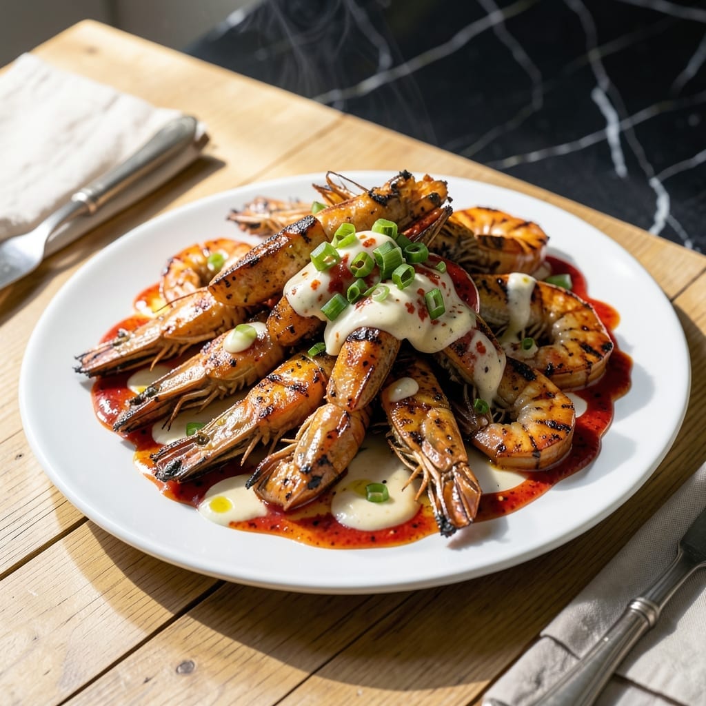 Grilled Bang Bang Shrimp Recipe: Spicy-Sweet Glaze With Smoky Char Grilled Bang Bang Shrimp Recipe: Spicy-Sweet Glaze With Smoky Char