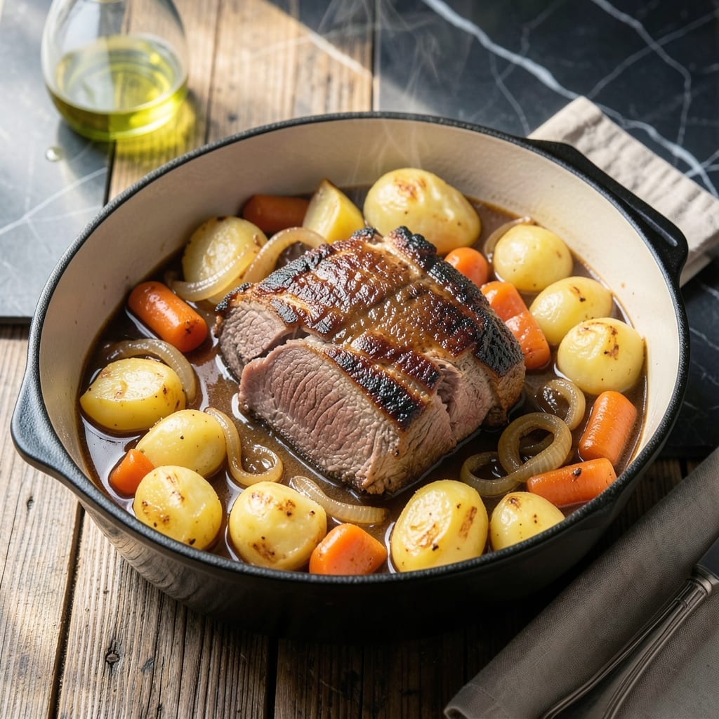 Pot Roast Recipe Stove Top No Wine: Dutch Oven Braised to Melt-in-Your-Mouth