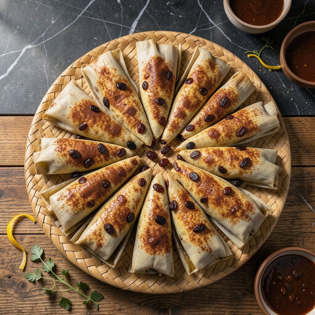 Sweet Tamales Recipe Mexican: Pillowy Masa With Sweet Raisin Filling