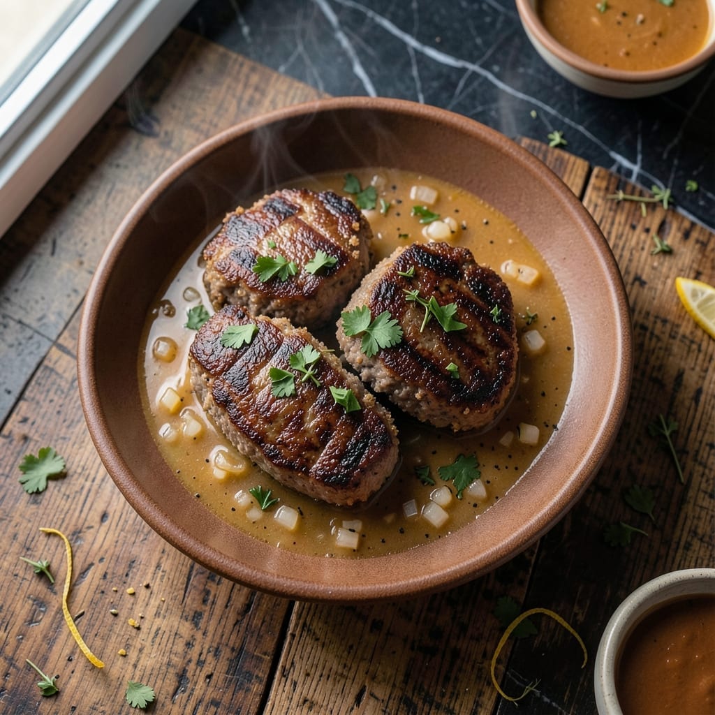 Salisbury Steak Recipe With Ground Beef: Savory Gravy and Tender Patties