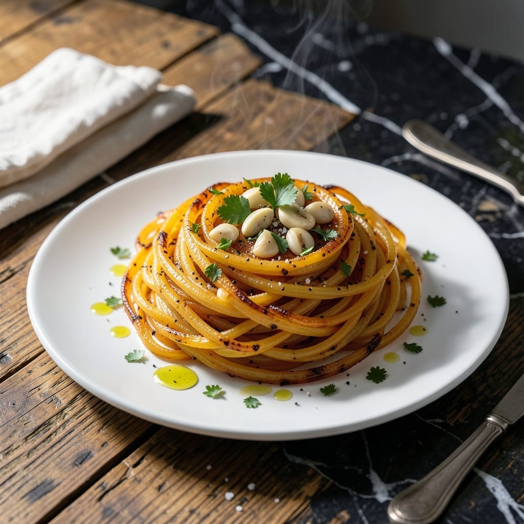 Spaghetti Squash Recipe Spaghetti: Noodle-Like Strands With Savory Flavor