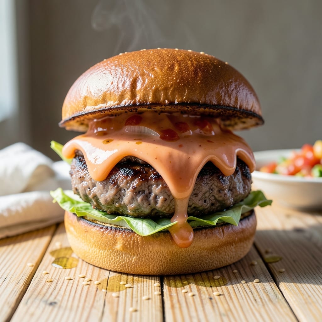 Secret Sauce Burger Recipe: Smash-Style Juiciness with Tangy Depth
