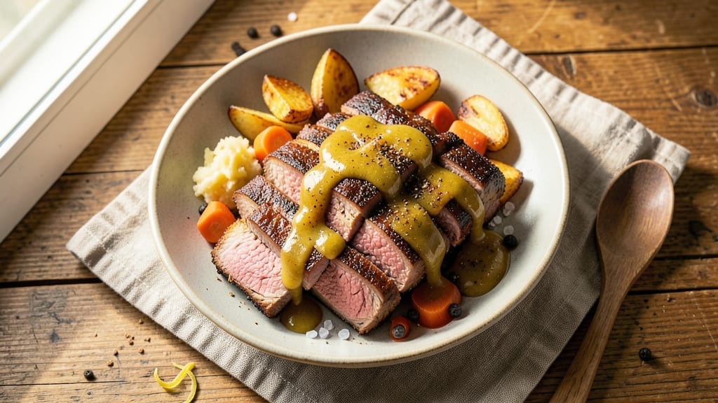 Flat Cut Corned Beef Brisket Recipe: Slow-Braised to Fork-Tender Richness