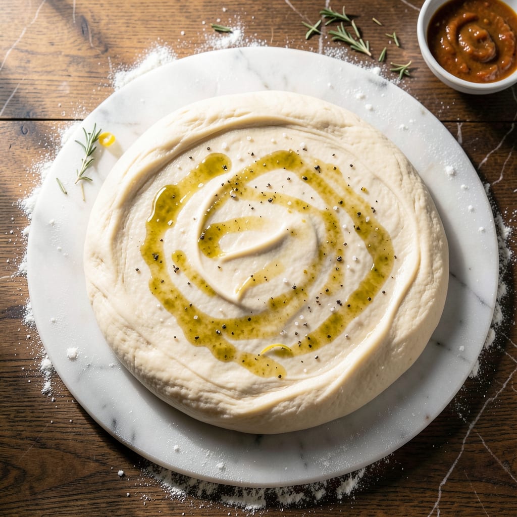 Easy Pizza Dough Recipe 3 Ingredients Without Yeast: No-Rise Fluffy Crust