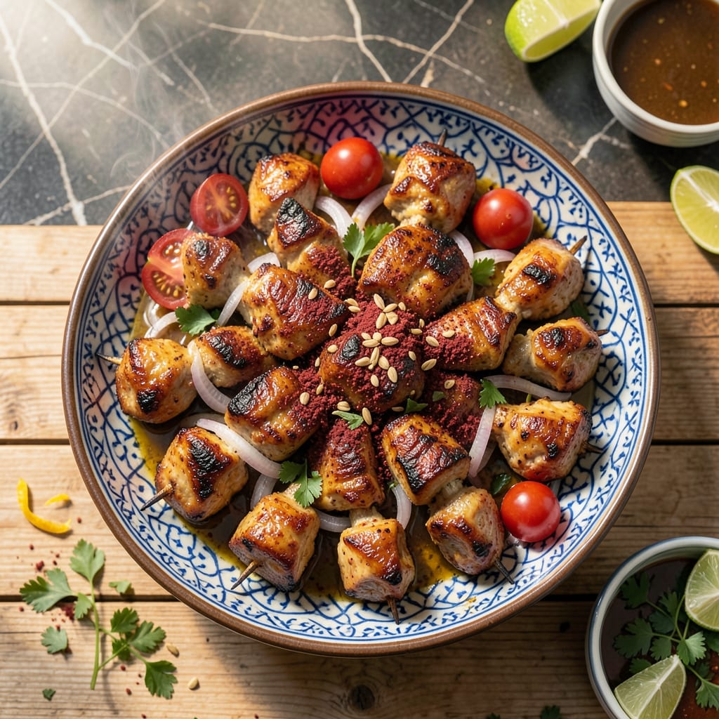 Iranian Kebab Recipe Chicken: Saffron-Infused Grilled Skewers
