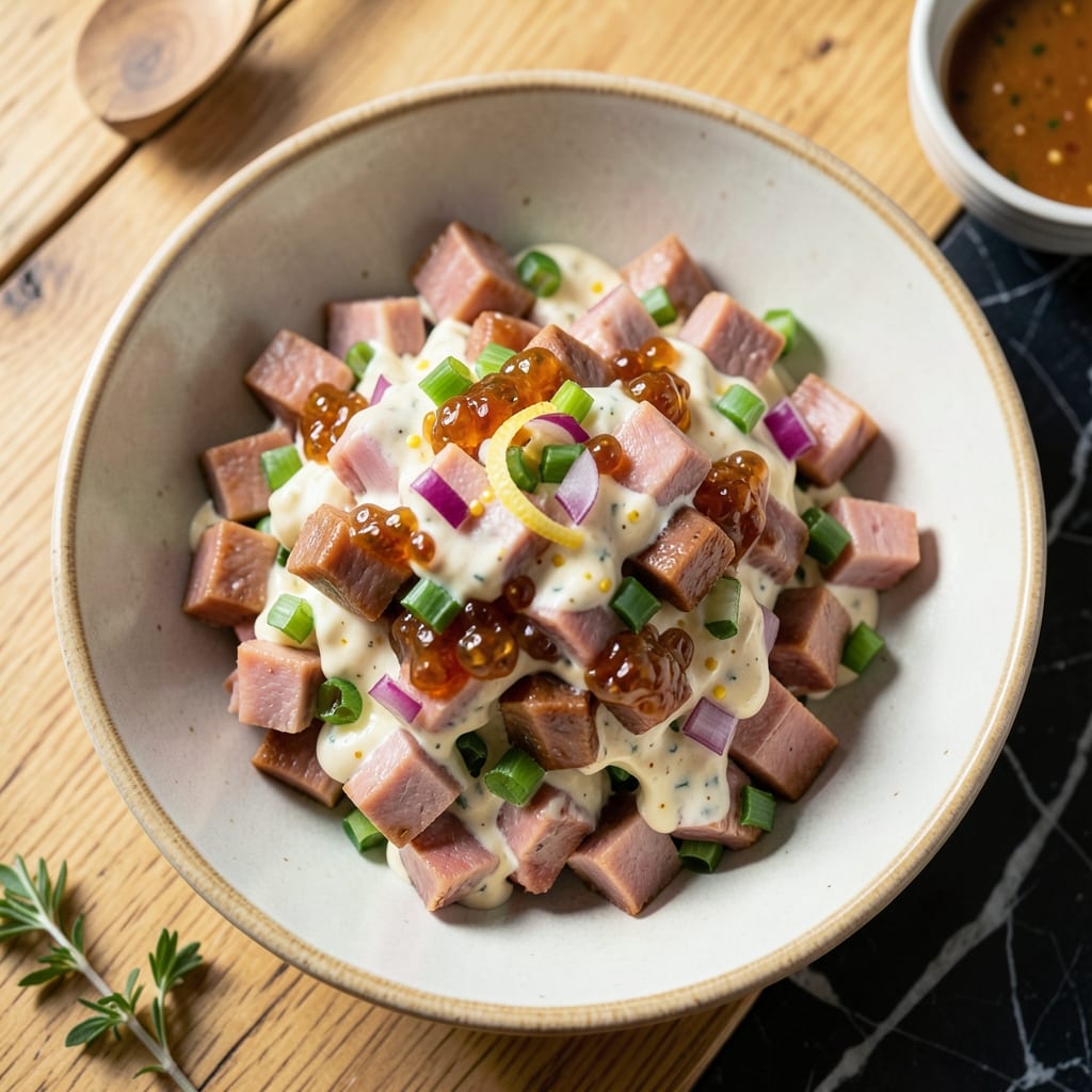 Brobecks Ham Salad Recipe: Tangy Creamy Spread for Party Trays