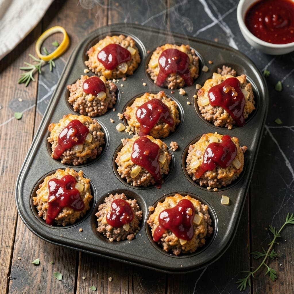 Mini Meatloaf Muffin Recipe Everyday Food Magazine: Individual Portions of Savory Comfort