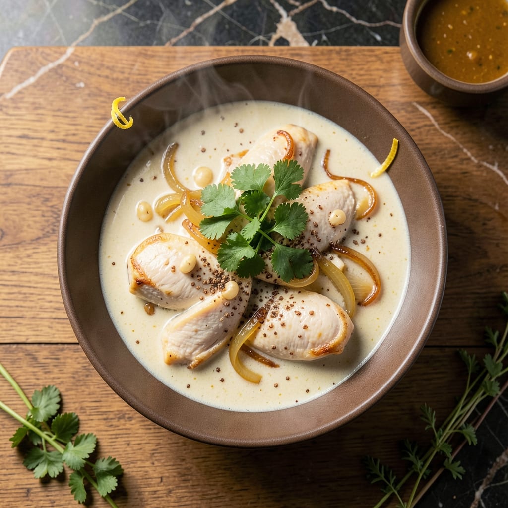 Mild Chicken Curry Recipe With Coconut Milk: Fragrant Spices in a Creamy Sauce