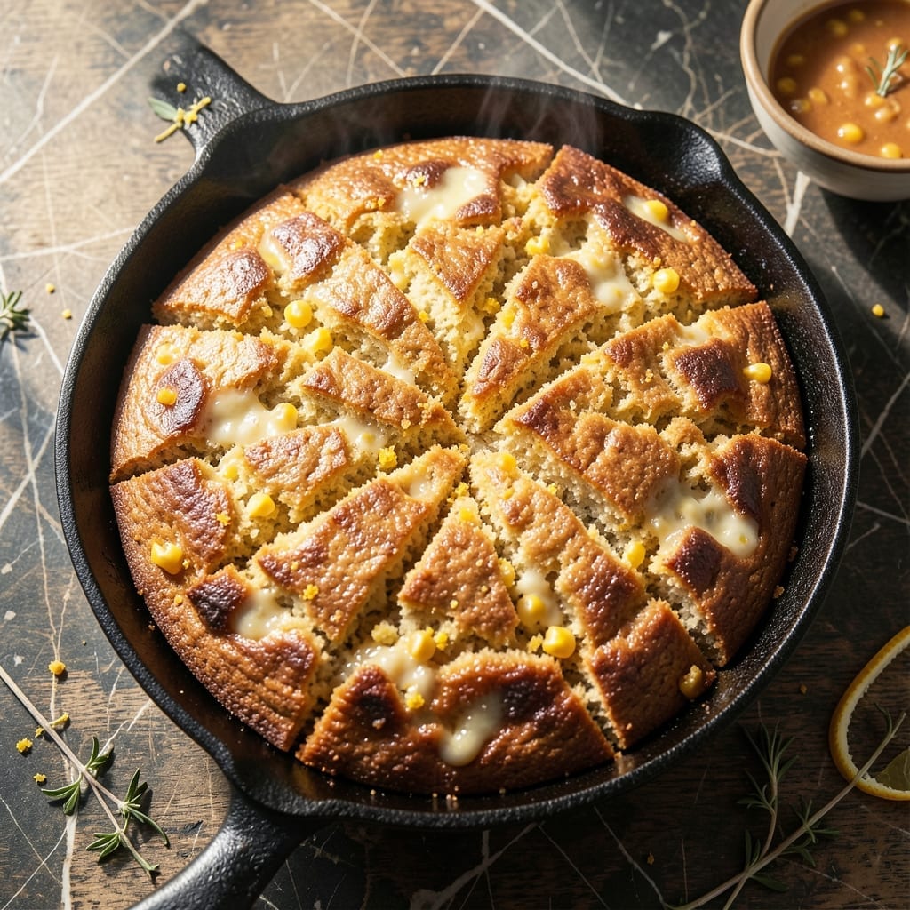 Cornbread Recipe With Creamed Corn: Ultra Moist Crumb With Sweet Kernel Bursts