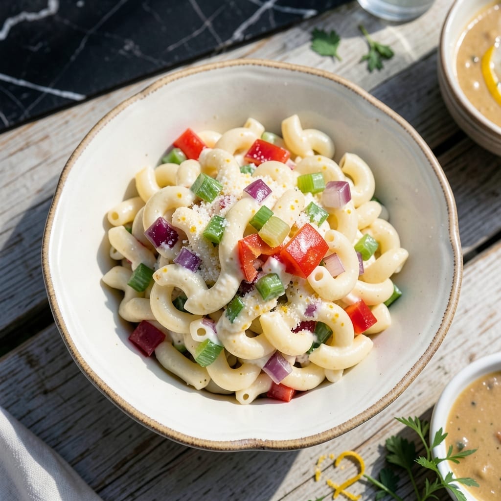 Grandma's Old Fashioned Macaroni Salad Recipe: Nostalgic Creamy Picnic Classic Grandma's Old Fashioned Macaroni Salad Recipe: Nostalgic Creamy Picnic Classic