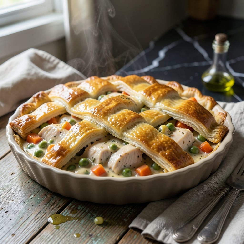 Costco Chicken Pot Pie Recipe: Flaky Crust With Savory Vegetable Filling