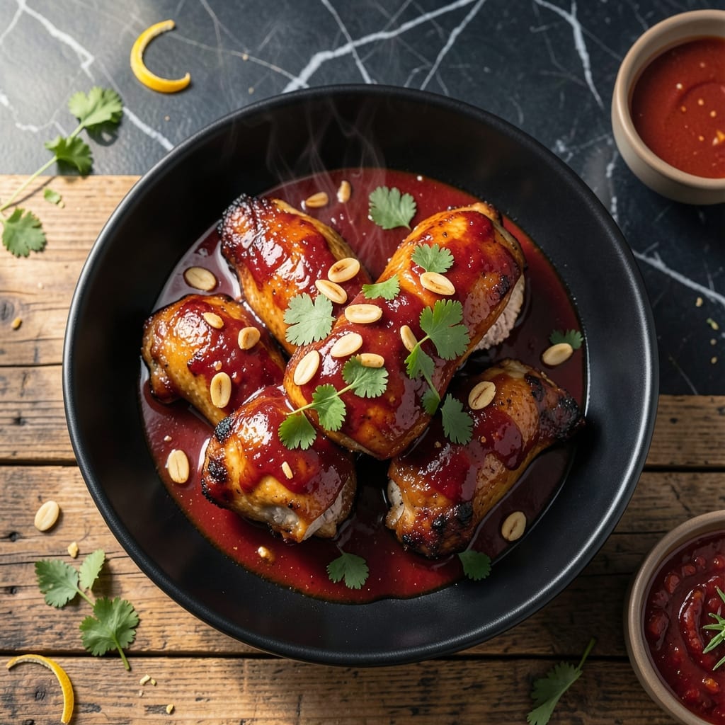 Sweet Chili BBQ Chicken Recipe: Sticky Glaze With Bold Sweet Heat
