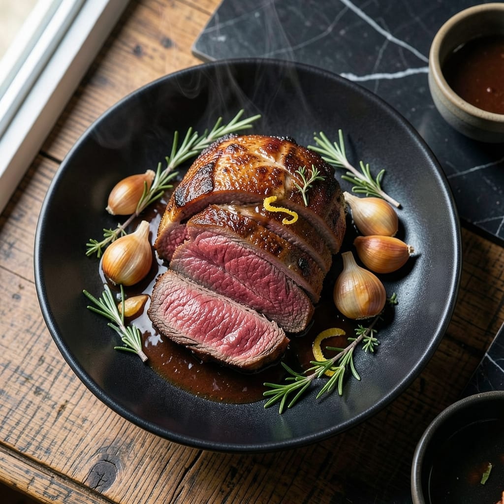 Fast Roast Beef Recipe Oven: High-Temp Sear for Medium-Rare Slices
