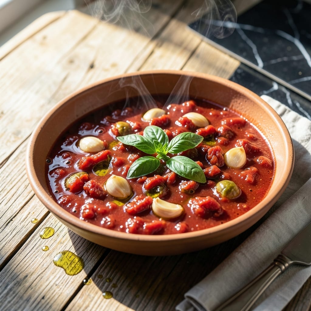 Easy Tomato Sauce Recipe Using Canned Tomatoes: Bright Flavor in 5 Ingredients