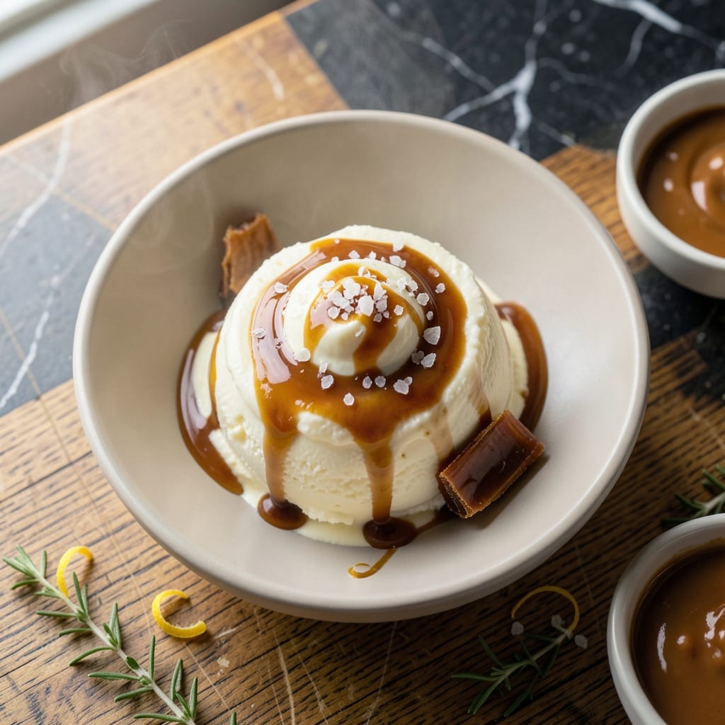 Salted Caramel Ice Cream Recipe for Ice Cream Maker: Velvety Swirls in Every Scoop