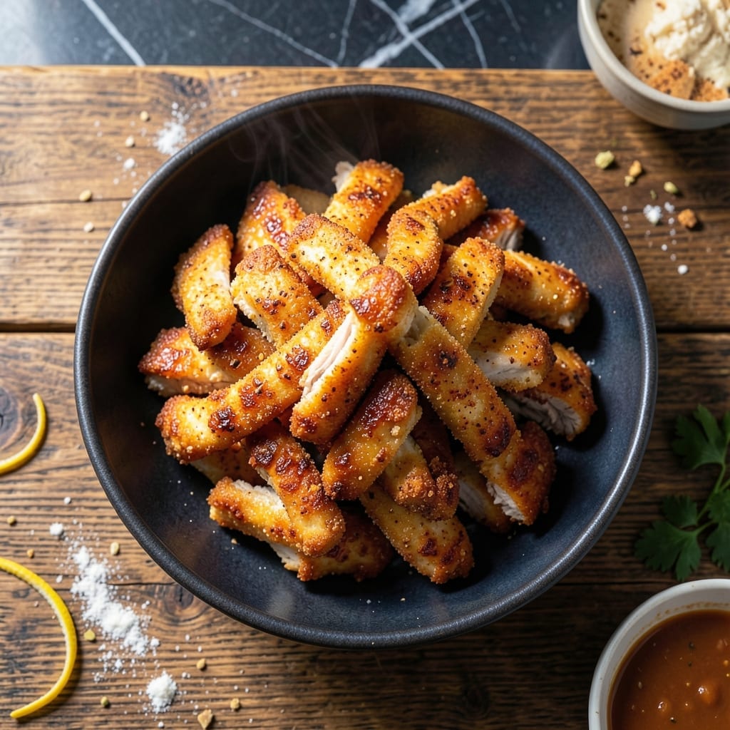 Lee's Famous Recipe Chicken Flint: Crispy Fried Chicken with a Flintstones Twist