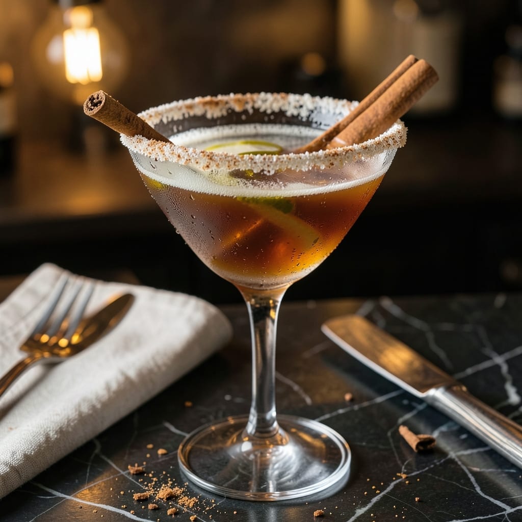 Bonefish Grill Fall Apple Martini Recipe: Spiced Cider and Vodka Harmony