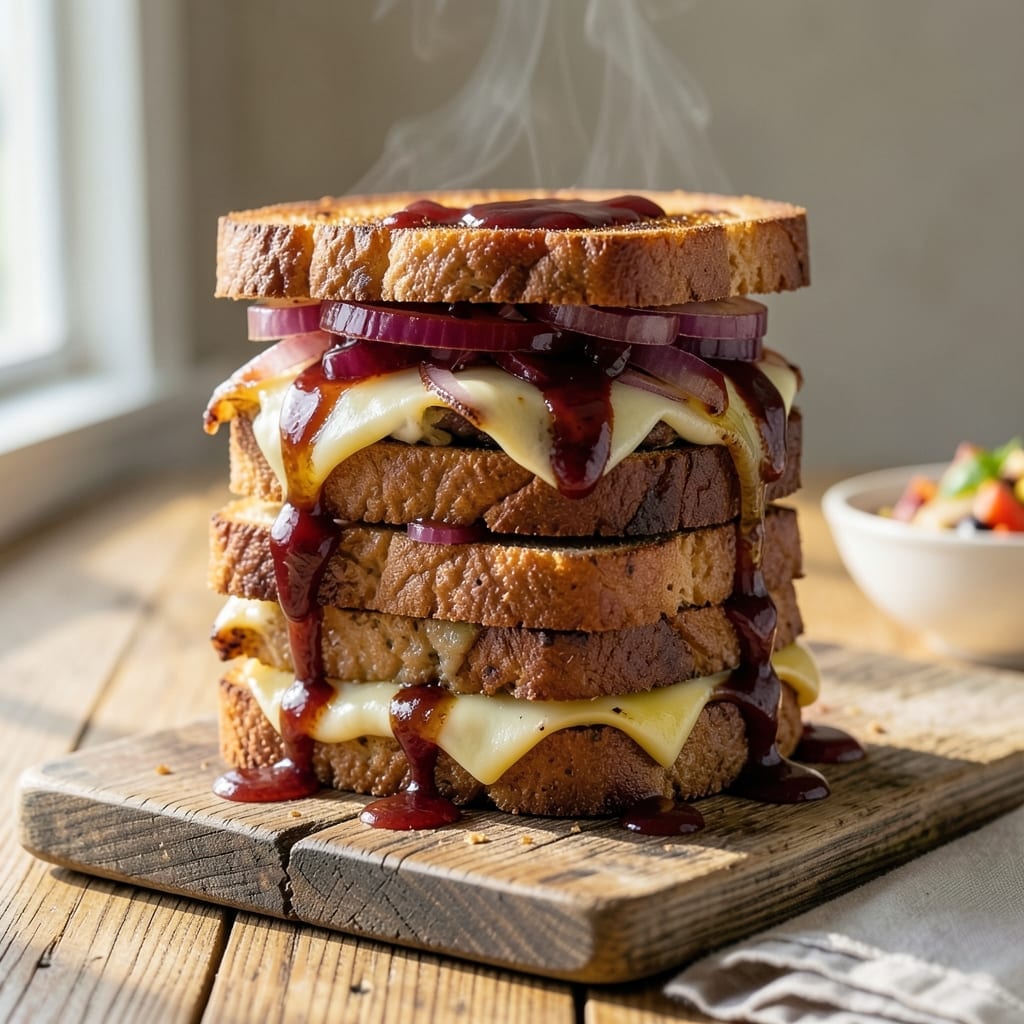 BBQ Grilled Cheese Sandwich Recipe: Smoky Melted Perfection Between Toasted Bread