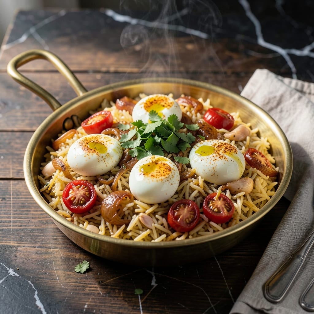 Egg Biryani Recipe Hebbars Kitchen: Fragrant Basmati With Spiced Boiled Eggs Egg Biryani Recipe Hebbars Kitchen: Fragrant Basmati With Spiced Boiled Eggs