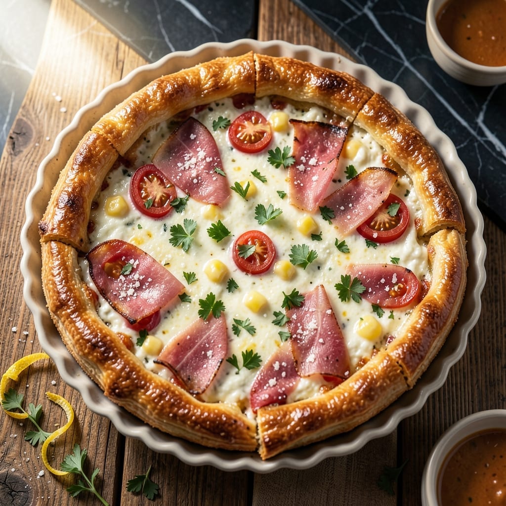 Recipe For Pizza Rustica Easter Pie: Italian Cheese and Meat Filled Delight Recipe For Pizza Rustica Easter Pie: Italian Cheese and Meat Filled Delight