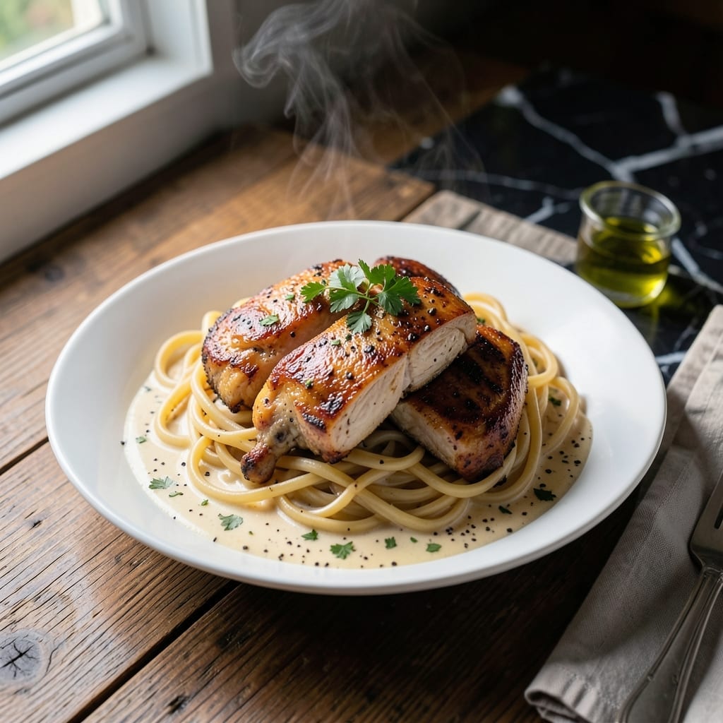 Chicken and Noodles Recipe Egg Noodles: Grandma-Style Comfort in a Bowl