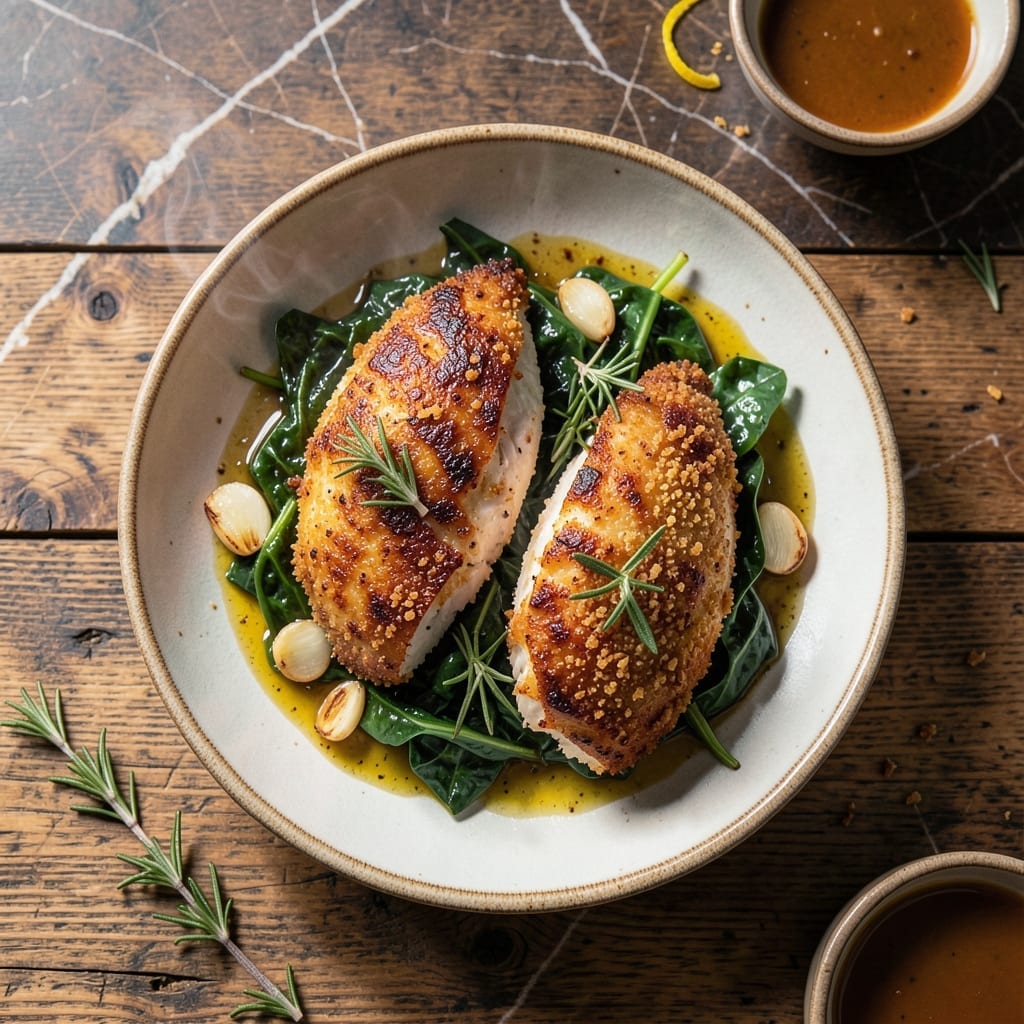 Recipe for Crispy Baked Chicken Breast: Oven-Baked Gold With Herb Crust Recipe for Crispy Baked Chicken Breast: Oven-Baked Gold With Herb Crust
