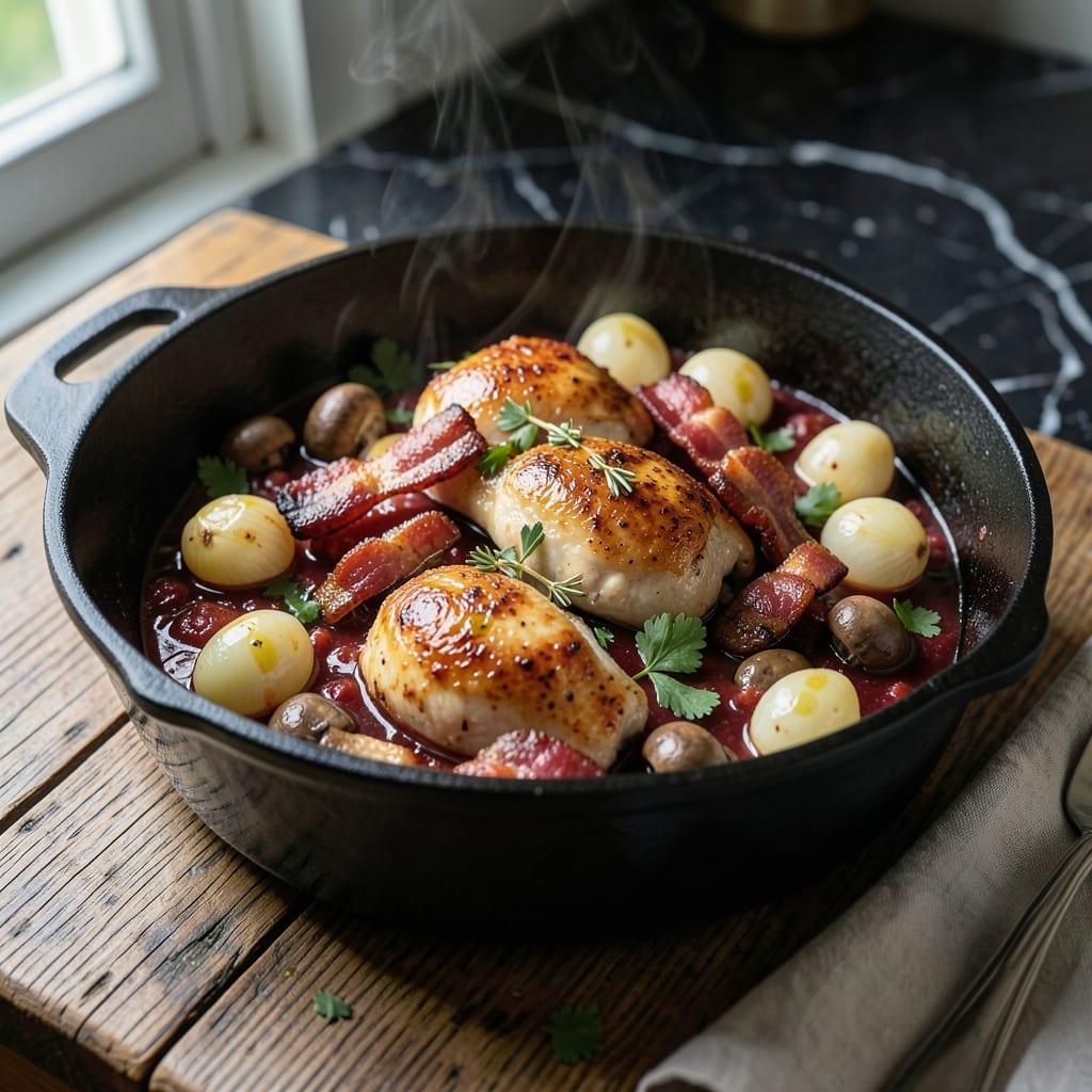 Ina Garten's Coq Au Vin Recipe: Classic French Braise With Pearl Onions