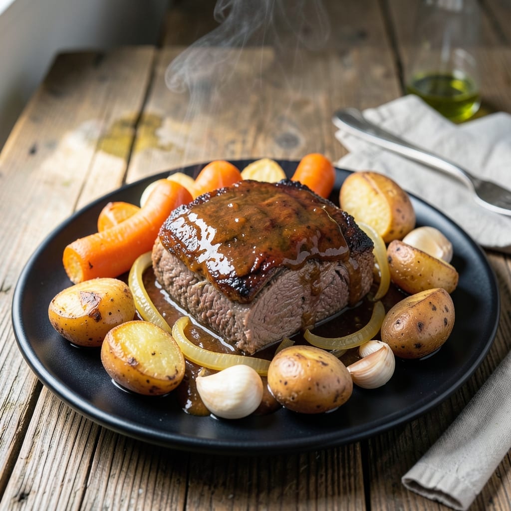 Gluten Free Pot Roast Recipe Slow Cooker: Melt-In-Your-Mouth Beef With Root Vegetables