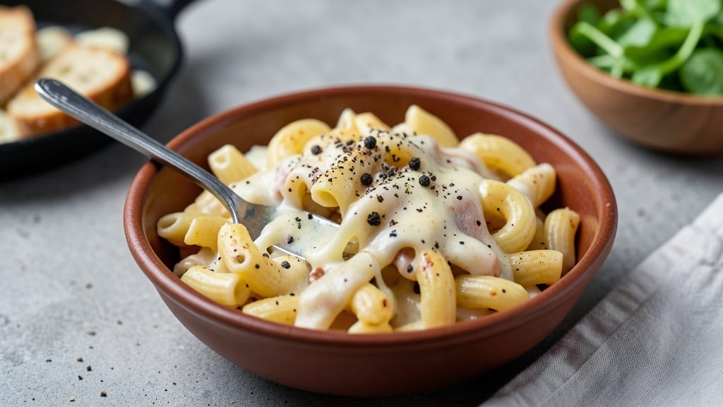 Smoked Gouda Macaroni and Cheese Recipe: Deep-Smoky Fondue With Crispy Breadcrumbs