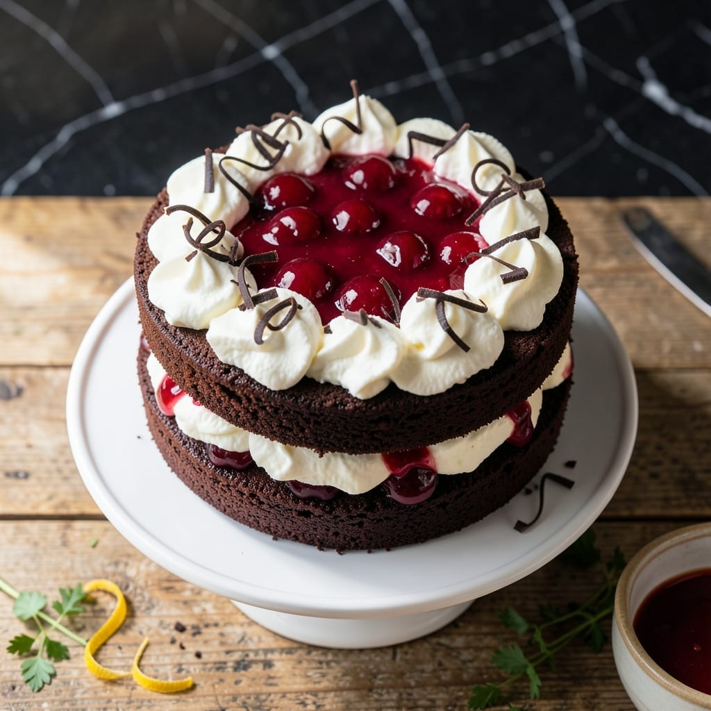 Easy Black Forest Cake Recipe With Cake Mix: Decadent Cherry Chocolate Shortcut