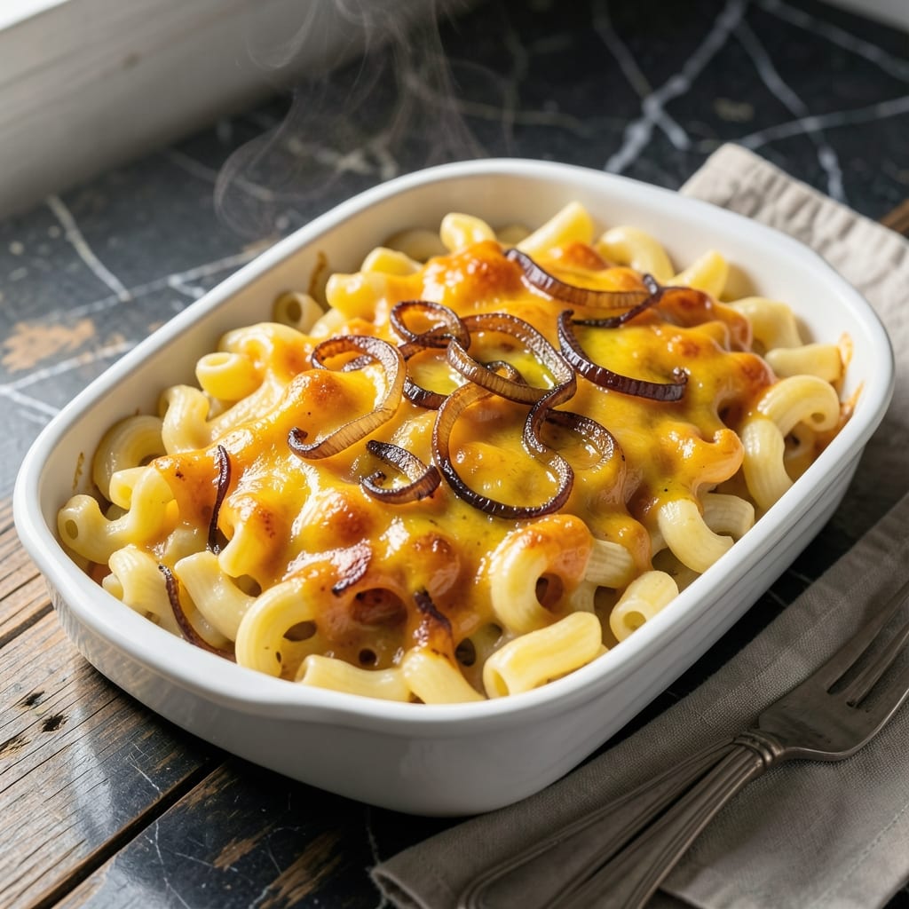 Macaroni And Cheese Recipe With Onion: Three-Cheese Bliss With Caramelized Depth Macaroni And Cheese Recipe With Onion: Three-Cheese Bliss With Caramelized Depth