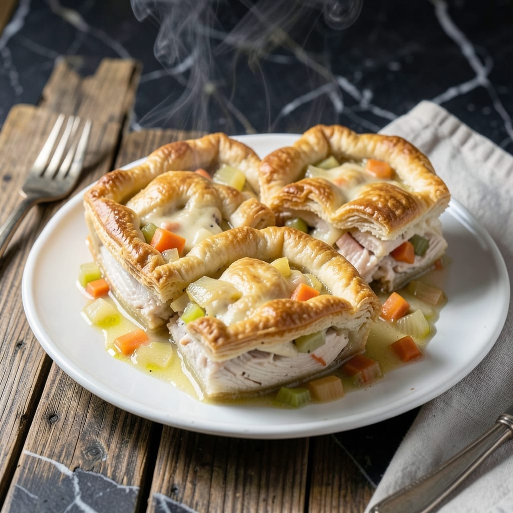 Mini Chicken Pot Pie Recipe With Pie Crust: Flaky Golden Pockets of Savory Joy