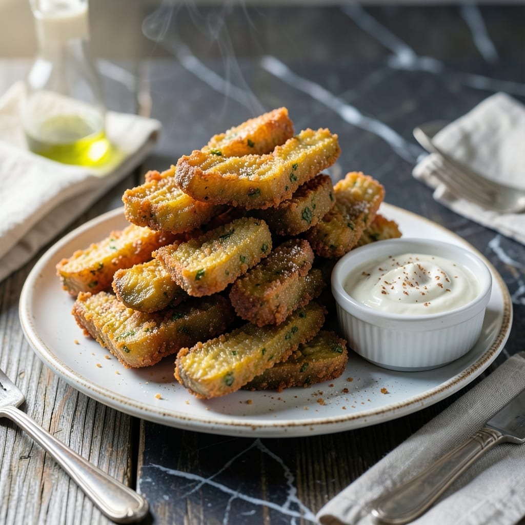 Fried Pickles Recipe No Buttermilk: Extra Crispy Golden Bites