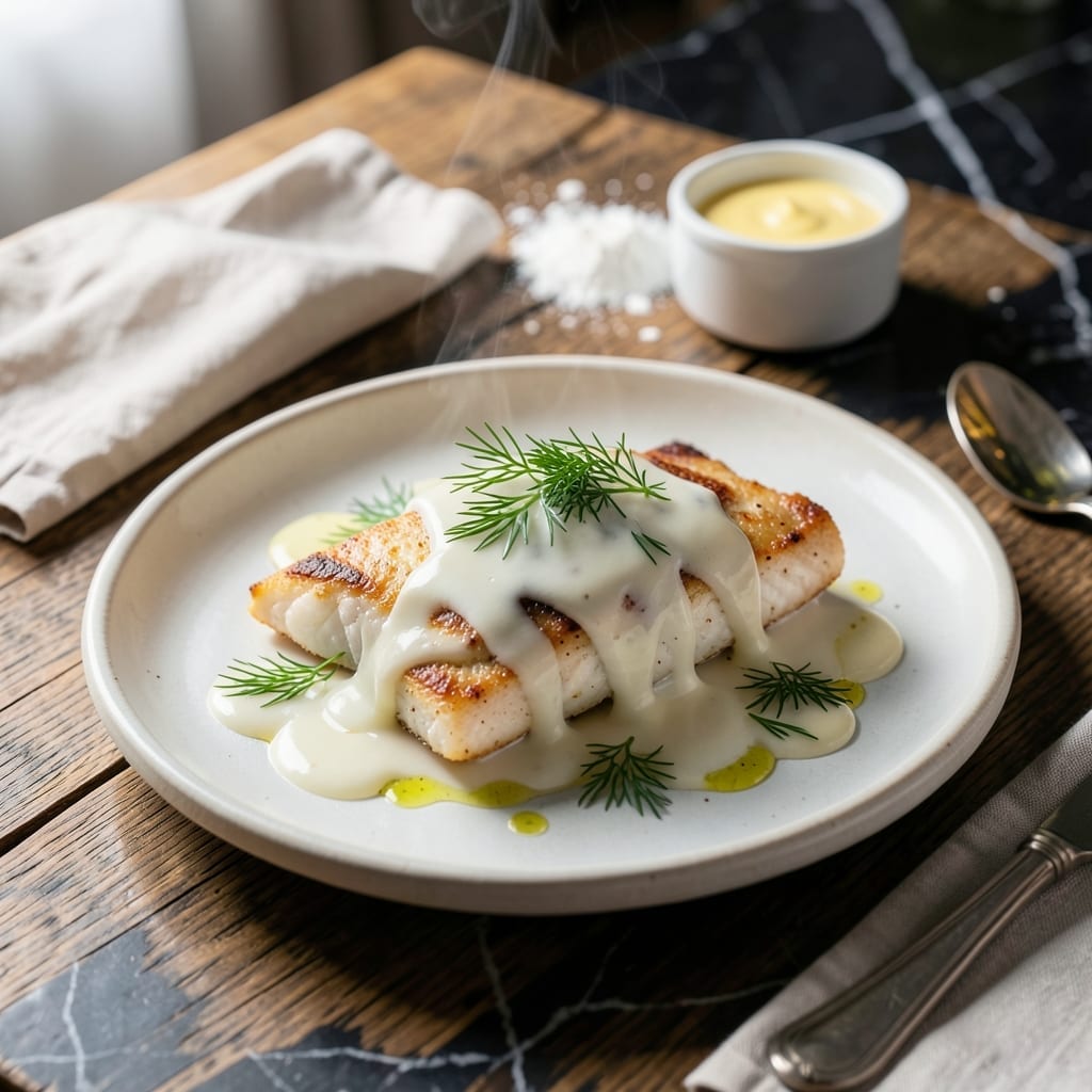 White Sauce Recipe for Fish: Velvety Lemon-Infused Drizzle