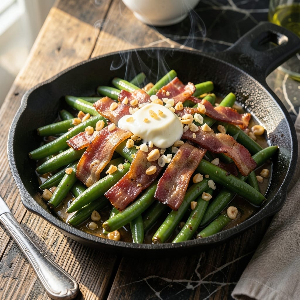 Rudy's Redeye Grill Green Bean Recipe: Smoky Bacon-Infused Side Dish
