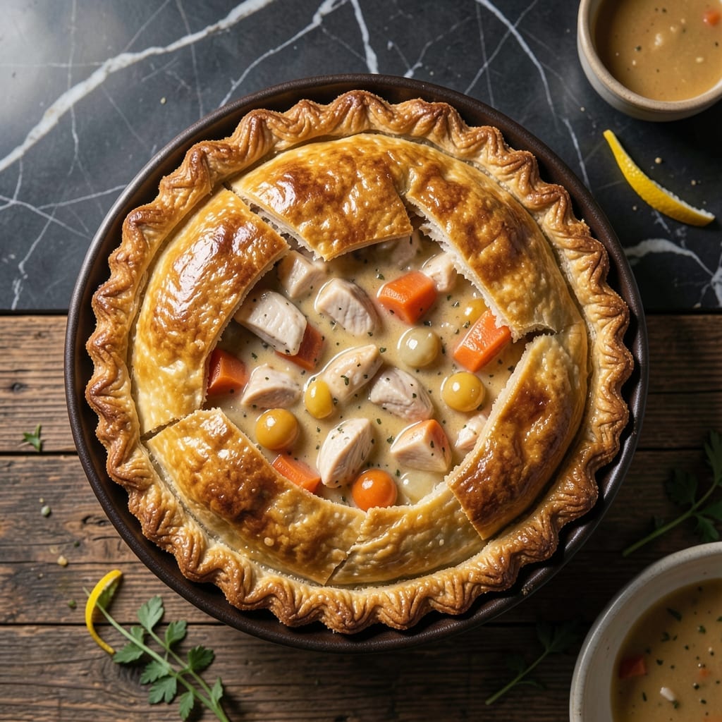 Flaky Pie Crust Recipe for Chicken Pot Pie: Buttery Layers That Shatter With Every Bite