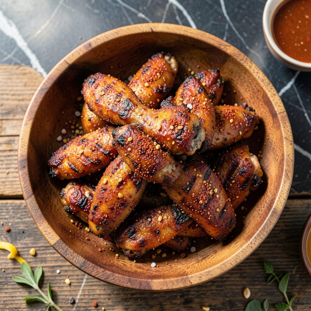 Grilled Chicken Wings Recipe Dry Rub: Smoky Char With Bold Spice Blend