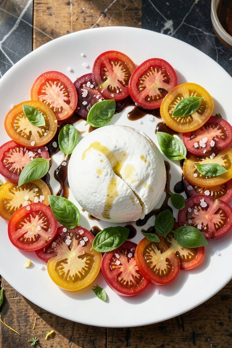 Burrata Salad Recipe Jamie Oliver: Creamy Centerpiece With Heirloom Tomatoes
