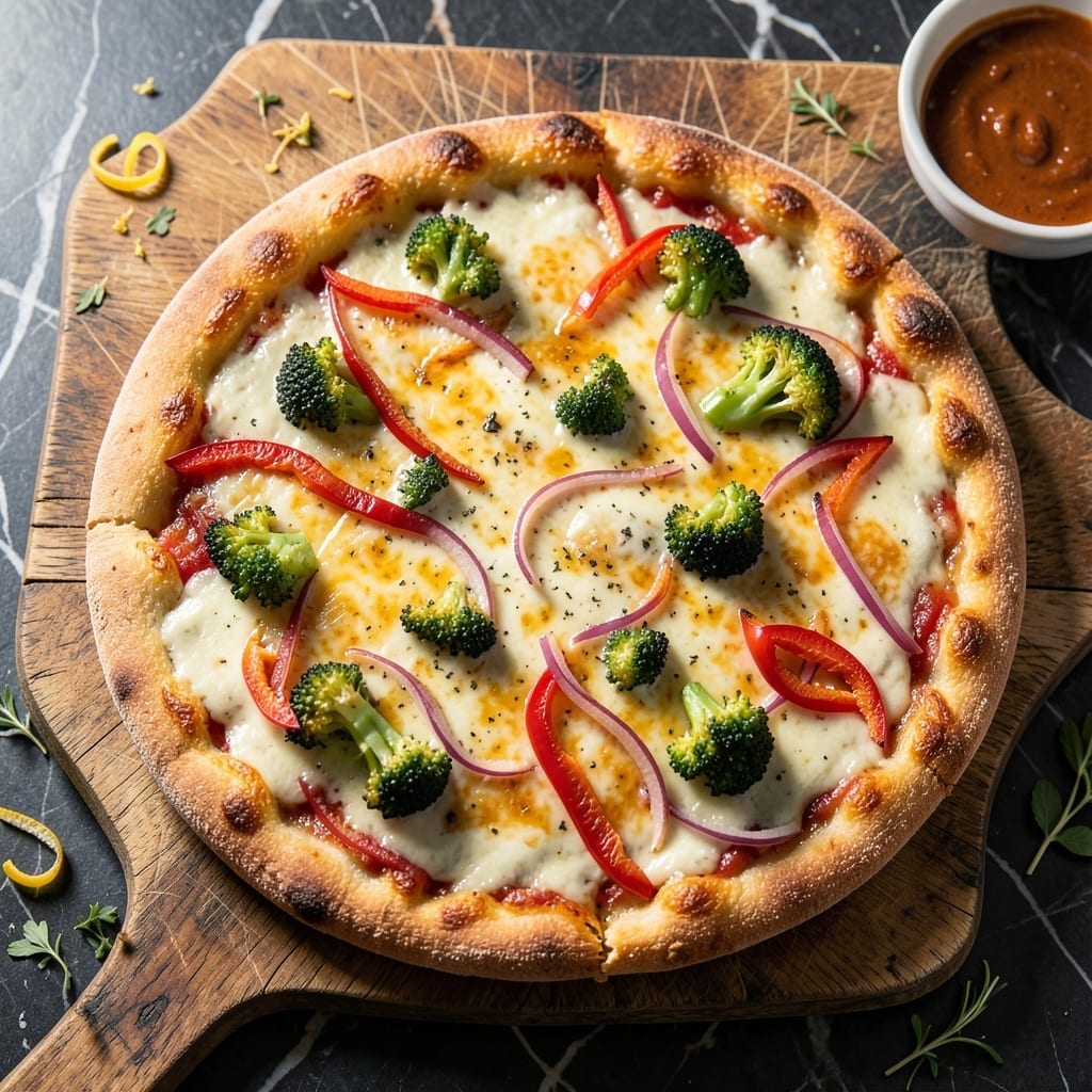 Pampered Chef Veggie Pizza Recipe With Hidden Valley Ranch: Crunchy Garden Toppings on a Creamy Base