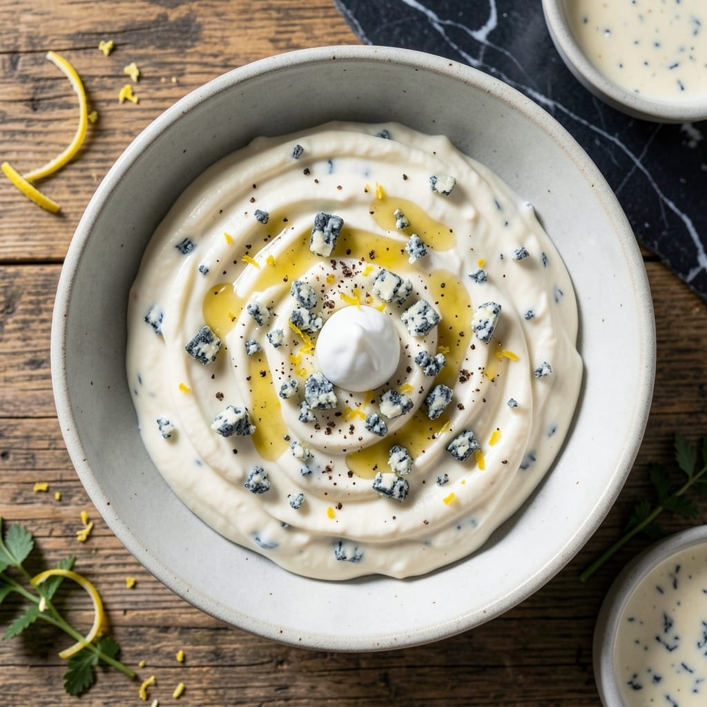 Blue Cheese Dressing Recipe With Yogurt: Tangy Creamy Twist for Salads