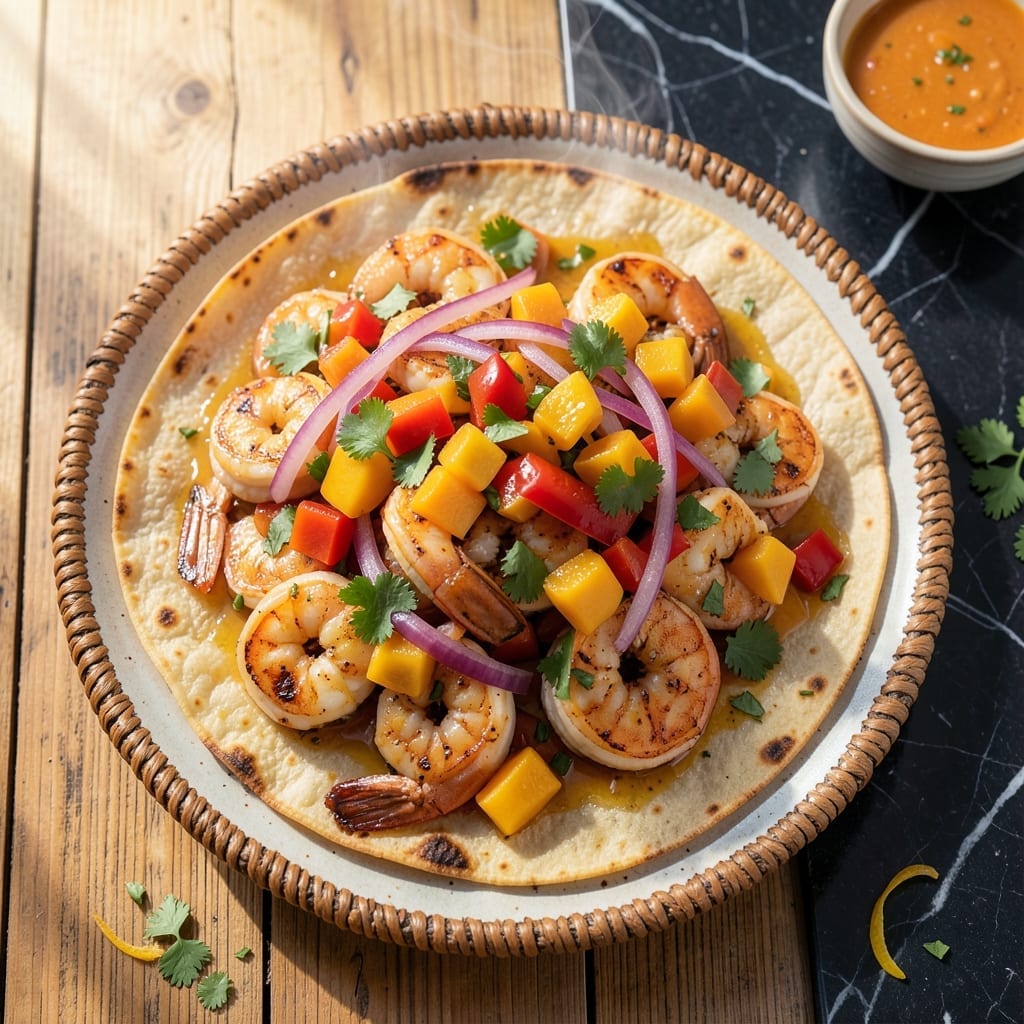 Shrimp Taco Recipe With Mango Salsa: Zesty Citrus and Fresh Herb Fusion