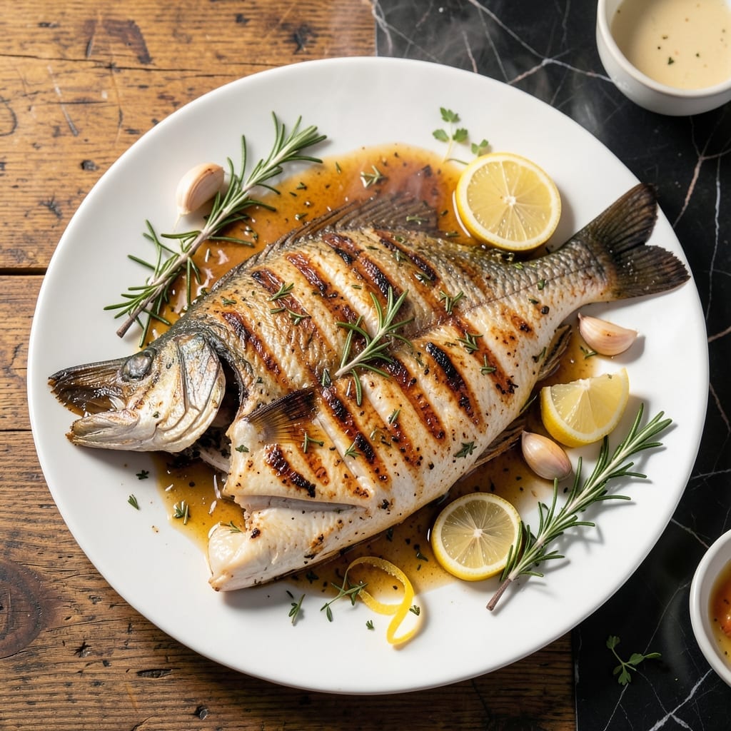 Grilled White Sea Bass Recipe: Flaky Perfection With Lemon-Herb Char