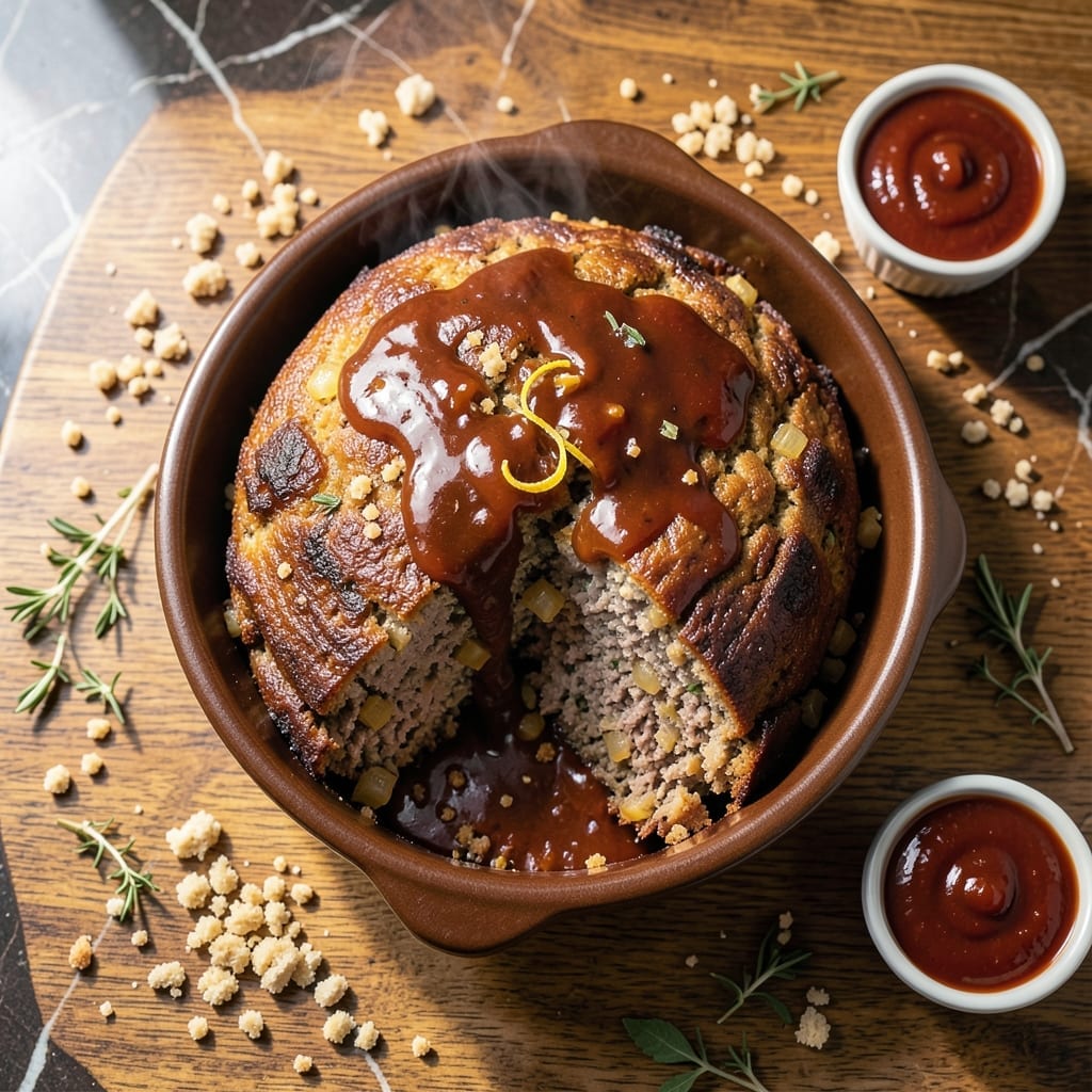 Recipe For Meatloaf With Barbeque Sauce: Homestyle Glaze With Juicy Bite