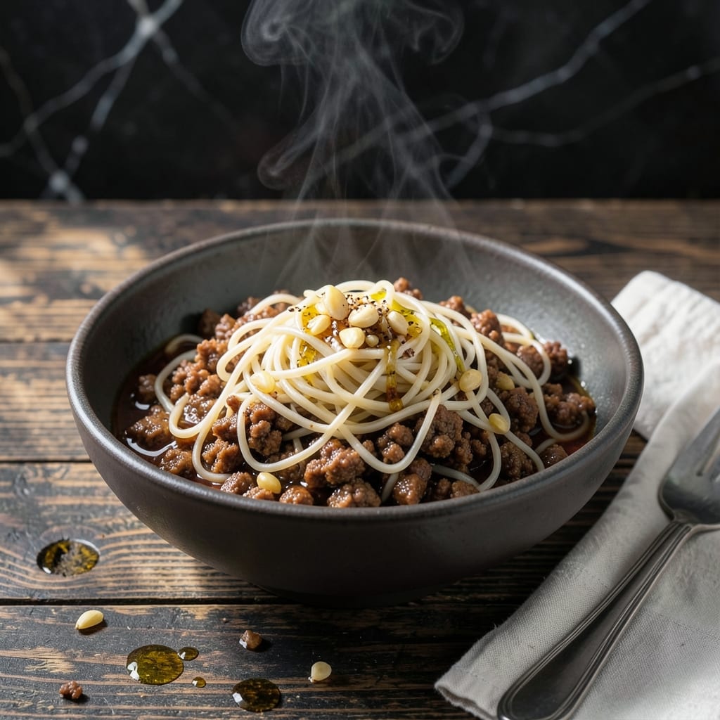 Misua Recipe With Ground Pork: Savory Noodle Bowl With Garlic Aroma