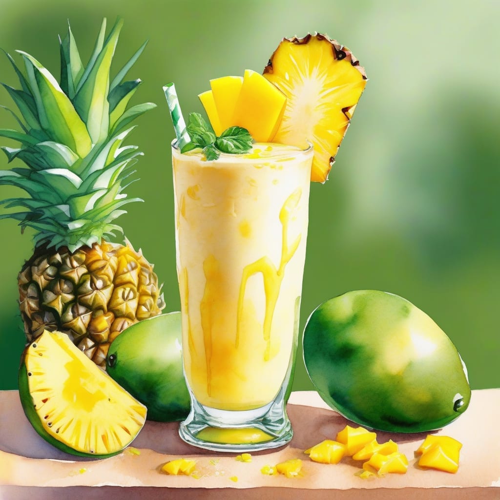 mango pineapple herbalife shake recipe