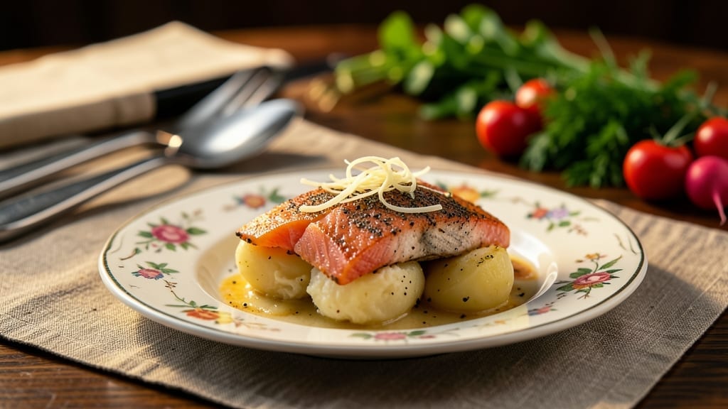 Potato and Smoked Salmon Recipe: Crispy Roasted Potatoes With Flaky Salmon Magic