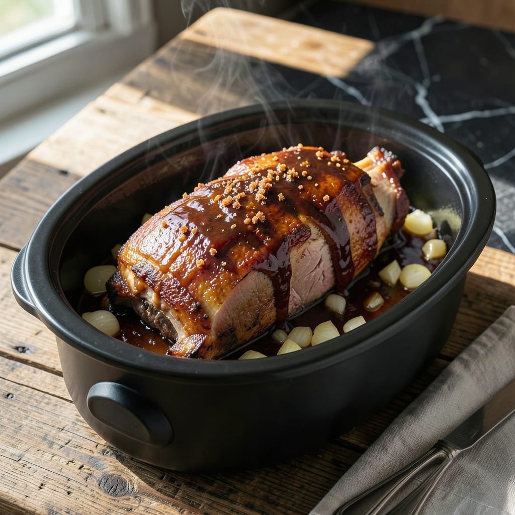 Ham Barbecue Recipe Crock Pot: Sweet and Smoky Hands-Free Feast