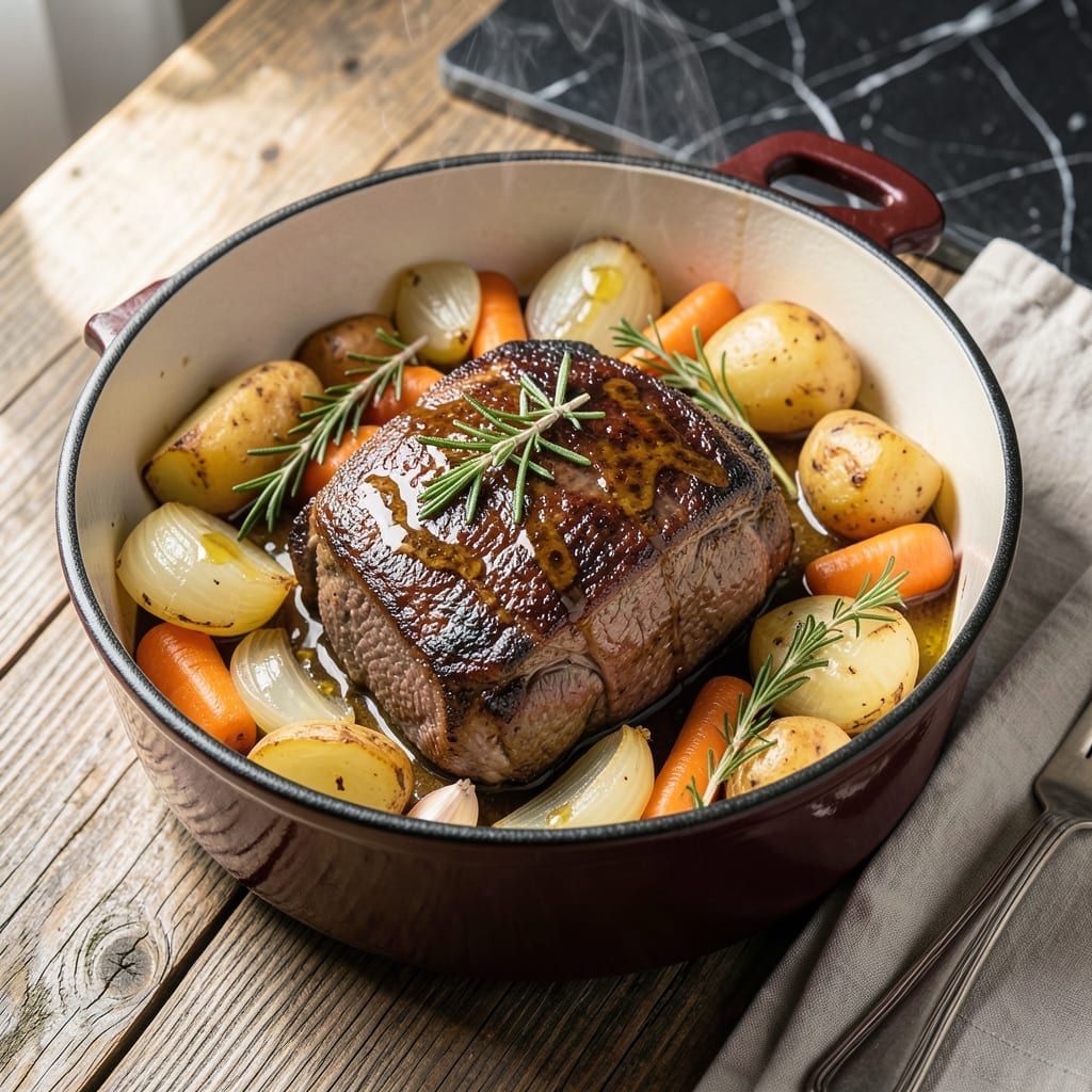 Healthy Pot Roast Recipe Oven: Herb-Infused Tenderness With Root Vegetables