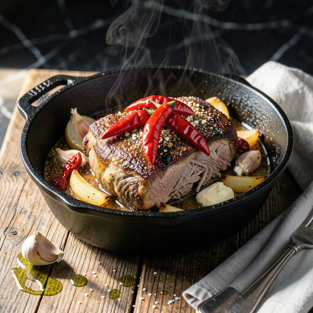 Mississippi Roast Recipe Dutch Oven: Pepperoncini Butter Braised Beef